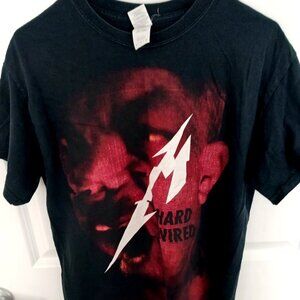 Metallica Hard Wired Mens Shirt Size Medium Black